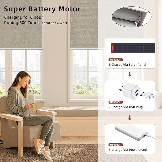 Motorized Blinds Roller Shade