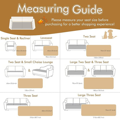 Couch Cover for Sofa, Sectional Couch Cover for Dogs, Sofa Cover Washable, Cushion Cover Blanket Pad Bed Mat for Pets, Fleece Furniture Protector, Brown, 23.6x82.7in