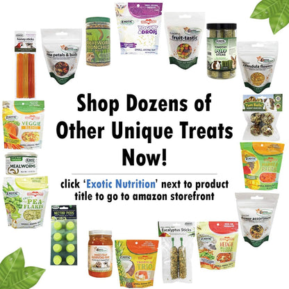 Pasture Plus+ Salad Essentials - Healthy Natural High-Fiber Dried Flower & Herb Treat - Squirrels, Guinea Pigs, Rabbits, Chinchillas, Prairie Dogs, Degus, Hamsters, Gerbils & Other Small Pets