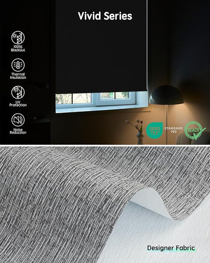 Yoolax Motorized Blinds with Remote, Smart Blinds