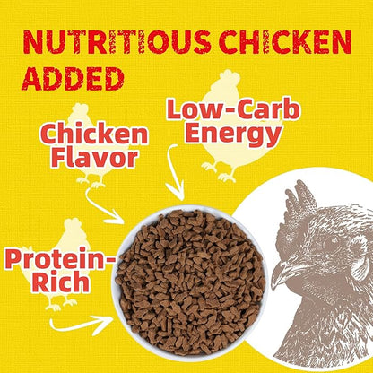 Just Try 16 OZ Cat Treats for Indoor Cats, High Protein Low-Calorie Cat Snacks, Healthy Crunchy Treats, Grain Free Natural Chicken Flavor