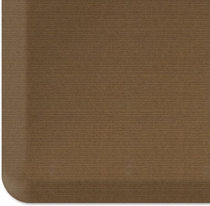 NewLife by GelPro Anti-Fatigue Designer Comfort Kitchen Floor Mat, 20" x48”, Grasscloth Khaki Stain Resistant Surface with 3/4” Thick Ergo-Foam Core for Health and Wellness