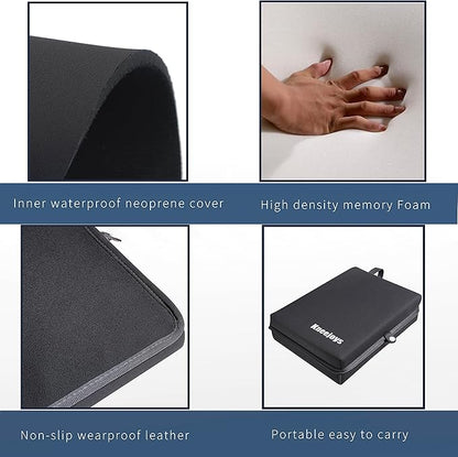Kneejoys Bath Kneeler Pad for Women & Men - Baby Bath Kneeler, Garden Kneeling Pads, Yoga Knee Cushion (Gray)