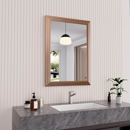 Amorho Bathroom Mirror, Hang Horizontally/Vertically, Suitable