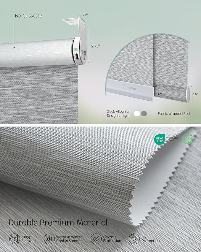 Yoolax Smart Coupled Roller Shades Compatible