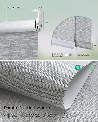 Yoolax Smart Coupled Roller Shades Compatible