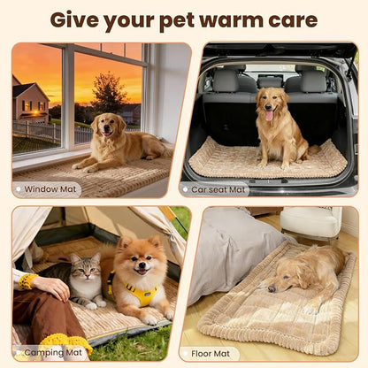 Couch Cover for Dogs Washable, Non Slip Couch Covers for Sofa Pet Friendly, Couch Cushion Covers for Dog, Thick, Soft for Sofa Protector (Camel, 27.6" x 59"/70 x 150cm)