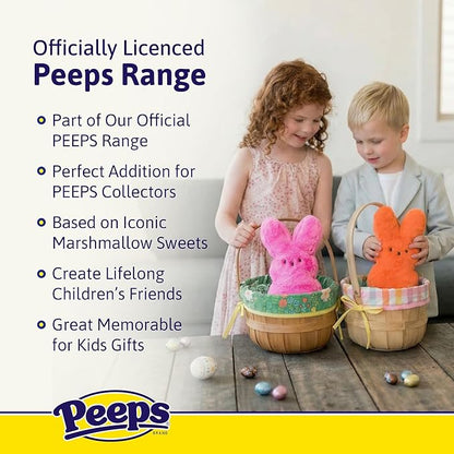Animal Adventure | 9" Dressed Up Peeps Plush - Bow & Skirt | Easter Basket Stuffed Animals for Kids | Cute & Huggable Ultra Soft Plushie Stuffers Toy Buddy | Collectable Gifts | Aged 3+