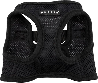Puppia Soft Vest Dog Harness - Black - Large