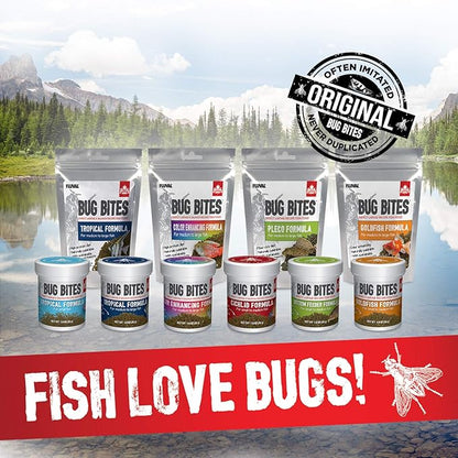 Fluval Bug Bites Tropical Fish Food | Small Granules | For Small-Medium Fish | 1.6 oz | Pack of 2