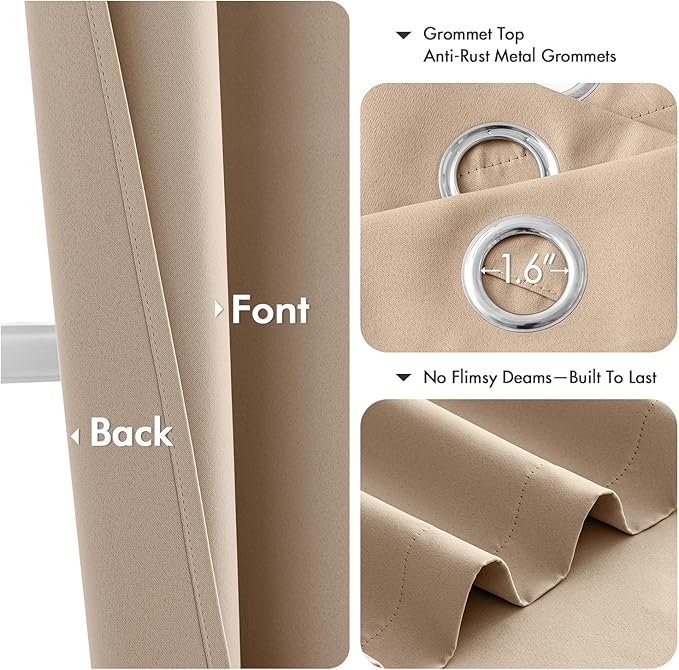 MIULEE Short Curtains for Windows