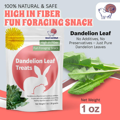 Snout and Shell Small Animal Treats – Pea Flakes, Dandelion Leaf (1oz), Marigold Flowers (0.5oz) – Natural Foraging Snacks for Rabbits, Guinea Pigs, Chinchillas, Hamsters & More