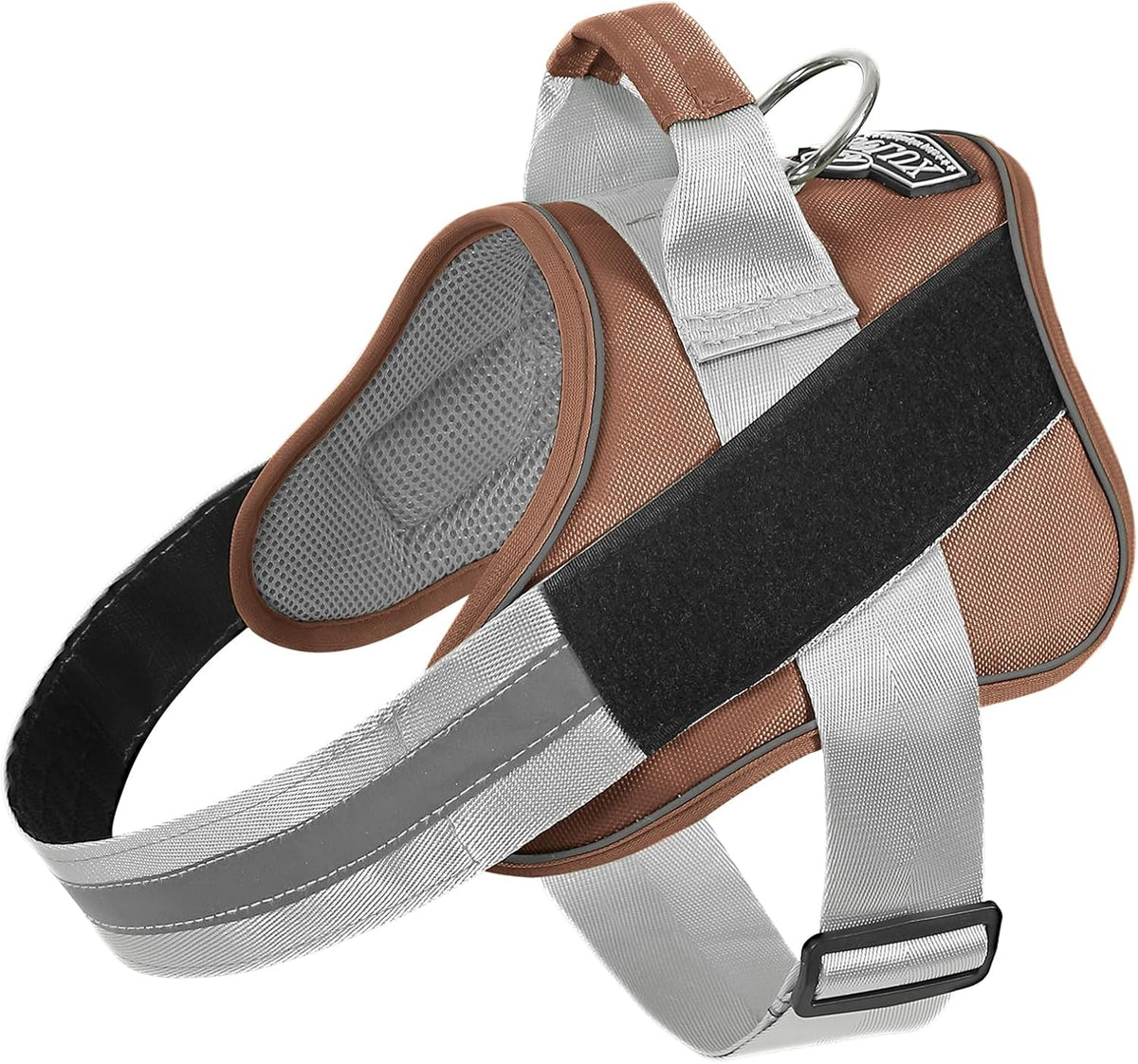 Bolux Dog Harness, No-Pull Reflective Dog Vest, Breathable Adjustable Pet Harness with Handle for Outdoor Walking - No More Pulling, Tugging or Choking