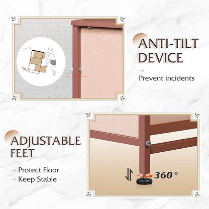 WLIVE 9-Drawer Dresser, Fabric Storage Tower