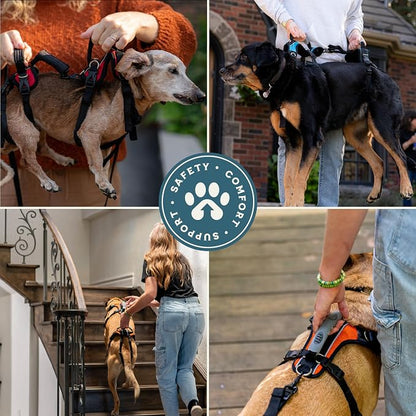 Help 'Em Up® Dog Lift Harness, Full Body Support, Large U-Band (80-125 lbs)