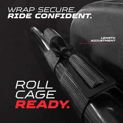 1pc 50 Cal Green 4 Point Harness 3in Straps, Racing Harness Seat Belt | Ultra Kush padding, Push Button quick release hardware. Universal Fit for UTV, RZR, race car.