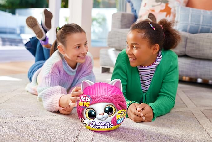Pets Alive Smitten Kittens Surprise (Birman Cat Bonnie) by ZURU Nurture Play Soft Toy Unboxing Adopt Interactive 10 Sounds