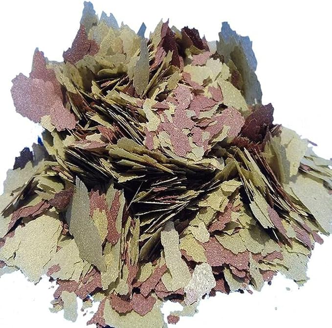 Aquatic Foods Inc. Flakes - 45% California Blackworm & Cichlid Green GRO Flake Mix for Discus, Cichlids, Tetras, Guppies, Live Bearers, All Community Tropical Fish - Premium AF Flakes - 1-lbs