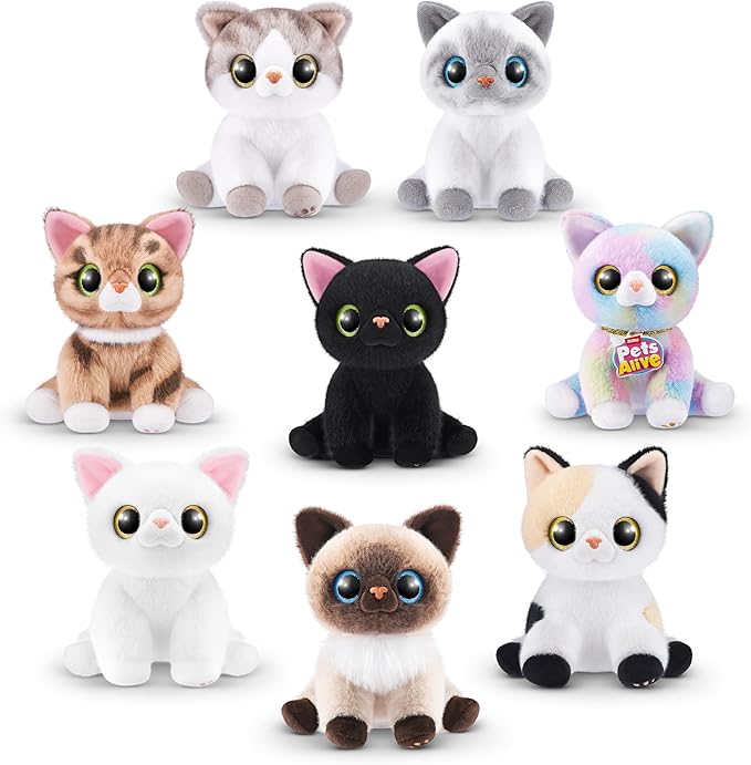 Pets Alive Smitten Kittens Surprise (Birman Cat Bonnie) by ZURU Nurture Play Soft Toy Unboxing Adopt Interactive 10 Sounds