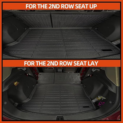 Floor Mats for 2021-2025 2026 Chevrolet Trailblazer (Only Fit AWD) Floor Mats & Trunk Mat & Backrest Mats for Chevrolet Trailblazer All Season Accessories(Only Fit Cargo in Upper Deck Position)