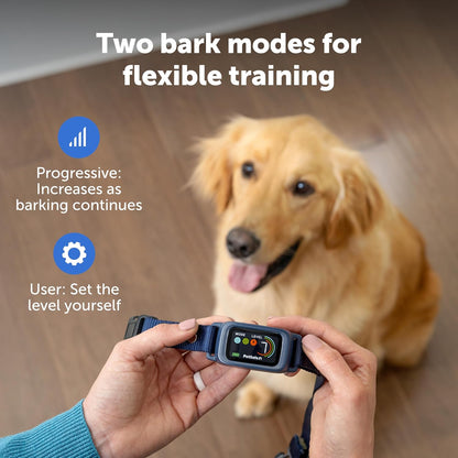 Waterproof Anti-Bark Training Collar. Gentle, consistent training support.