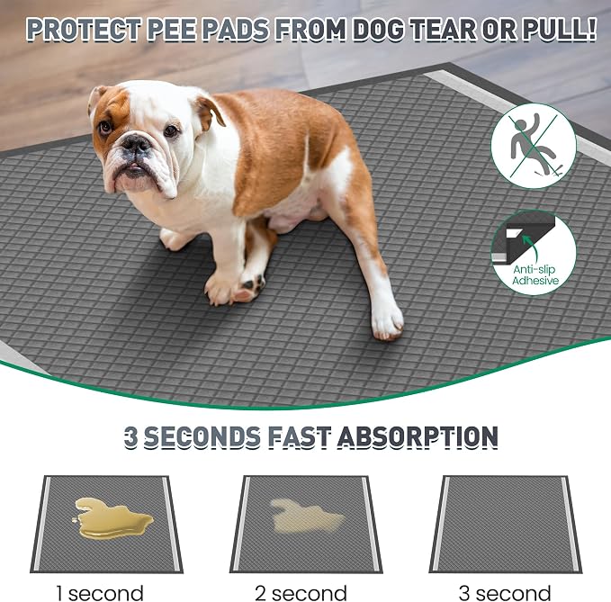 37"x54" Activated Charcoal Dog Pee Pads - 32 Count, Extra Large, Super Absorbent, Leakproof, Long-Lasting Odor Control - Essential Pet Training Pads for Large Dogs