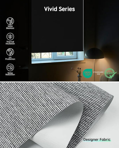 Yoolax Motorized Blinds with Remote, Smart Blinds