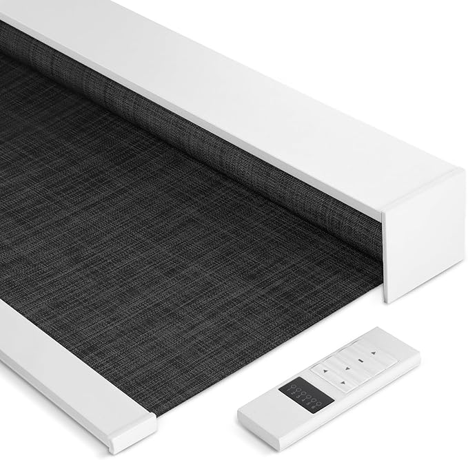 Tipiace Motorized Blinds with Remote Window Roller Shade Wireless Rechargeable