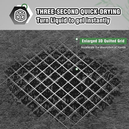 IMMCUTE Extra Large 36"X36" Charcoal Training Pads for Dogs, 30 Count, Activated Carbon Odor Control, XL Pads with Adhesive Strip