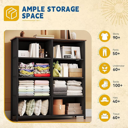 DWVO Dresser with 8 Drawers