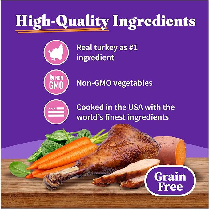 Halo Purely For Pets Indoor Cat Turkey and Giblets Recipe - Case of 12-5.5 Oz