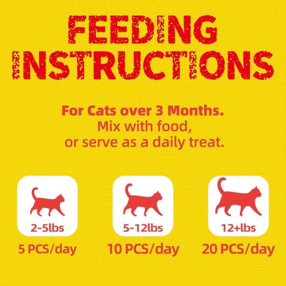 Just Try 16 OZ Cat Treats for Indoor Cats, High Protein Low-Calorie Cat Snacks, Healthy Crunchy Treats, Grain Free Natural Chicken Flavor