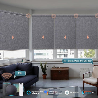 Motorized Roller Shade: Blackout, Electric Blinds, Compatible