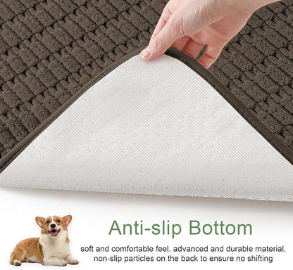 Washable Pee Pads for Dogs Puppy Pad, Coffee 40”x60” 1 Pack | High Absorbent Dog Pee Pad Leak Proof Cat Rugs, Reusable Non Slip Pet Mat, Wee Wee Pads for Training, Crate and Floor