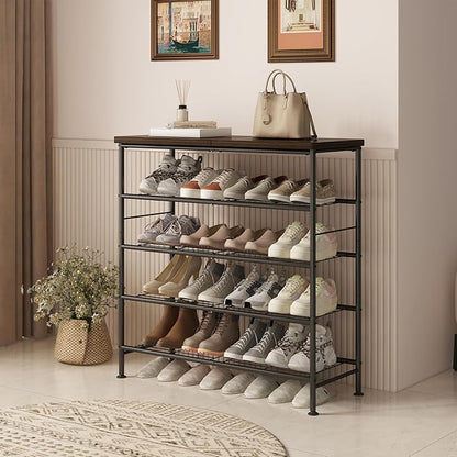 SUOERNUO Shoe Rack Organizer 5 Tier
