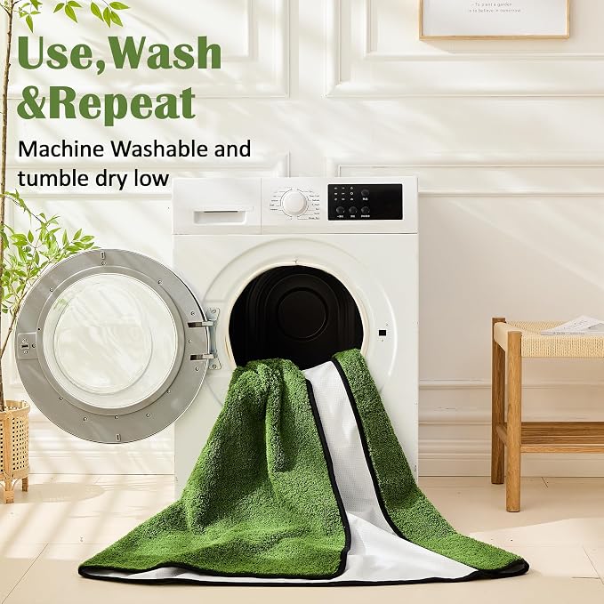 Reusable Dog Pee Pads, Washable Puppy Pads, Leak-Proof 36"x41" 2 Pack | Super Absorbent And Non-Slip Potty Training Pads, Soft Paw Print Plush Design, Ideal For Crates, Couch, Car Seats & Pet Beds