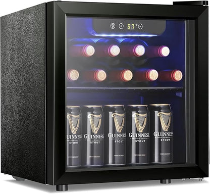 Antarctic Star 12 Bottle 48 Can Wine Cooler/Cabinet Beverage Refrigerator Mini