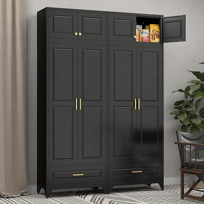 Kitchen Pantry Storage Cabinets, Kitchen Cupboard, Large Steel Cabinets