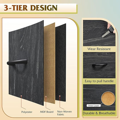WLIVE 9-Drawer Dresser, Fabric Storage Tower