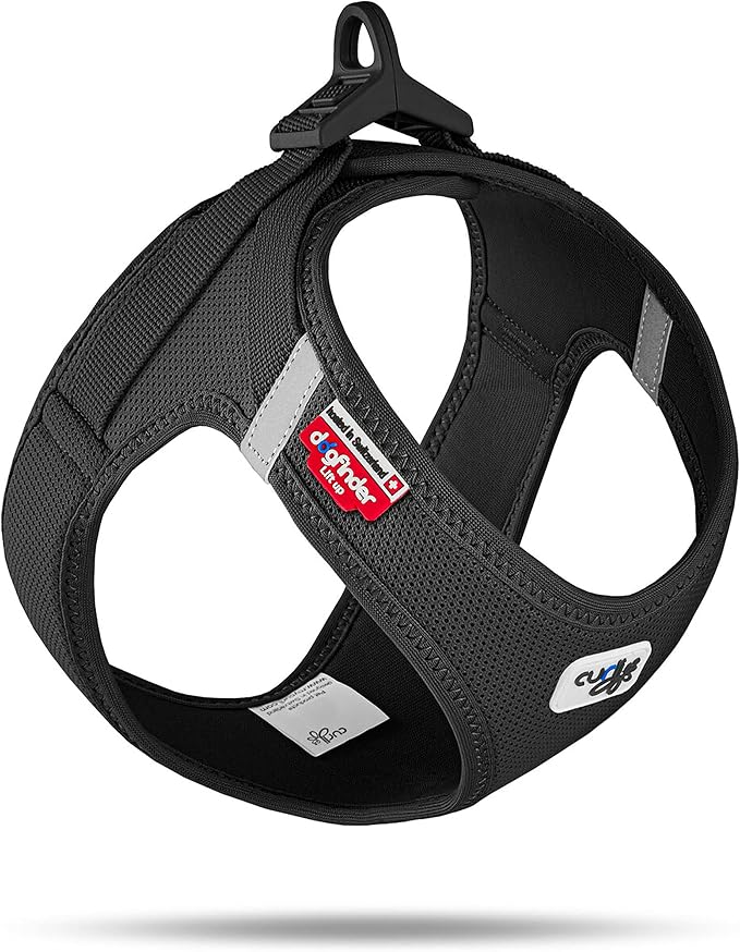Vest Harness curli Clasp Air-Mesh Black 3XS