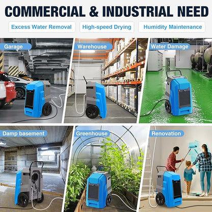 MOUNTO 180Pints Commercial Dehumidifier