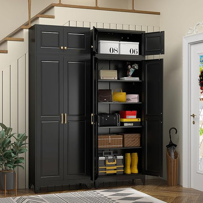 Kitchen Pantry Storage Cabinets, Utility Kitchen Cupboard, Large Steel Cabinets