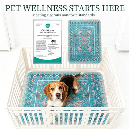 Homimp Washable Pee Pads for Dogs, 4 Pack Reusable Puppy Pads, Absorbent and Leakproof Dog Pee Pads, Non Slip Puppy Training Pads, Pet Mat for Floor, Crate, Couch, Whelping, 36"x36"