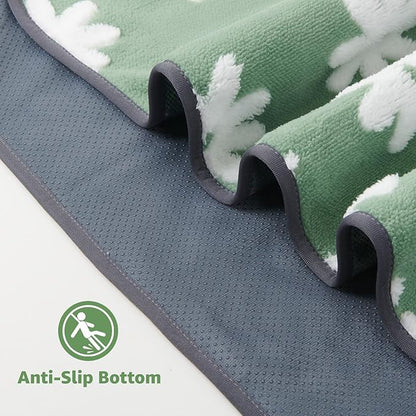 LOOBANI Washable Puppy Pads, Reusable Dog Pee Mat 18"x24", 4 Pack | Super Absorbent, Waterproof, Leakproof, Non-Slip, Soft For Playpen, Crate, Potty Training, Floors