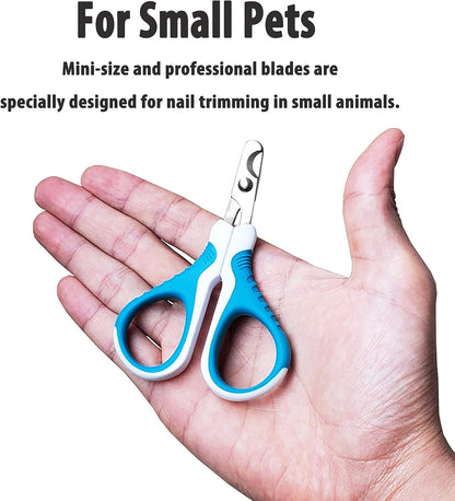 gonicc Professional Pet Nail Clippers and Trimmer - Best for Cats, Small Dogs and Any Small Pets. Sharp Angled Blade Pet Nail Trimmer Scissors.