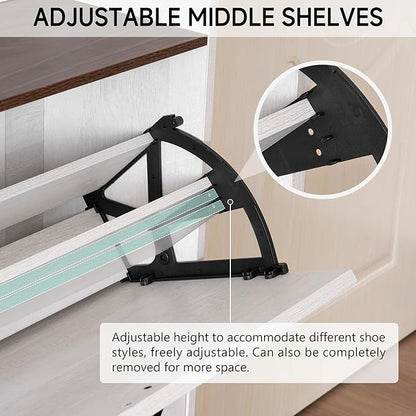 Narrow Shoes Storage Cabinet, Entryway Storage