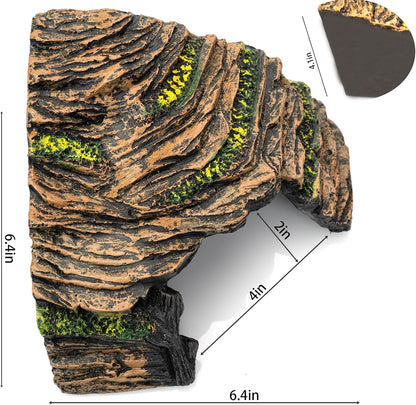Reptile Hide Cave - Naturalistic Terrarium Décor for Reptiles and Amphibians, Safe & Comfortable Hideout