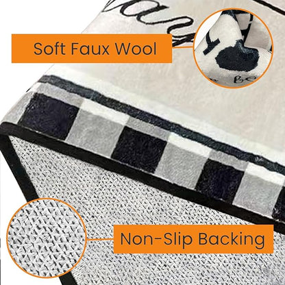 Farmhouse Laundry Room Rug Runner 20"X59" Kitchen Mat Washable Entryway Rugs Soft Non Slip Laundry Carpets Comfort Standing Desk Mats,Carpet for Sink,Office,Laundry Room Decor Accessories