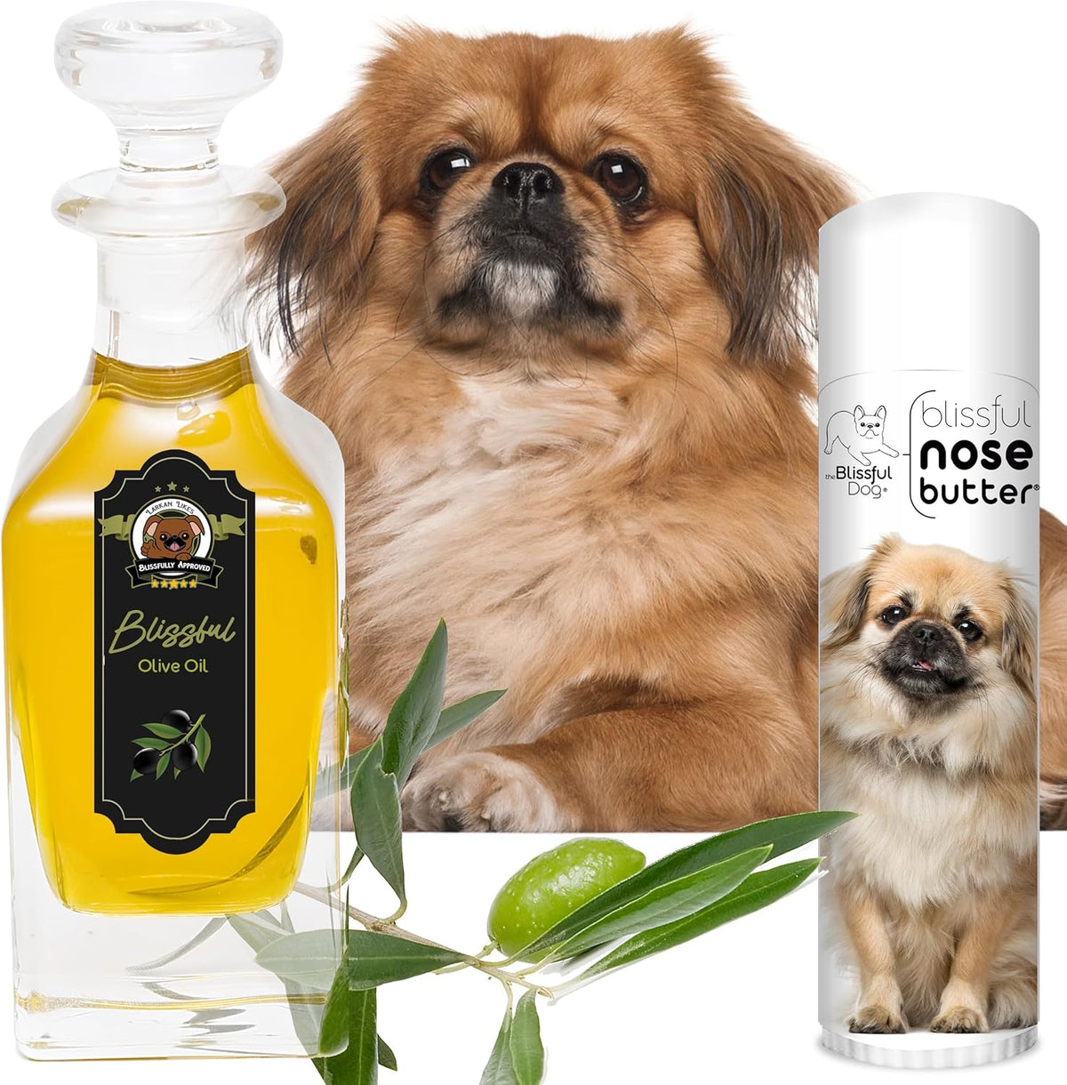 The Blissful Dog Tibetan Spaniel Unscented Nose Butter - Dog Nose Butter, 0.50 Ounce