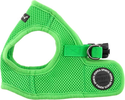 PUPPIA International Harness Soft B Vest, Medium, Green